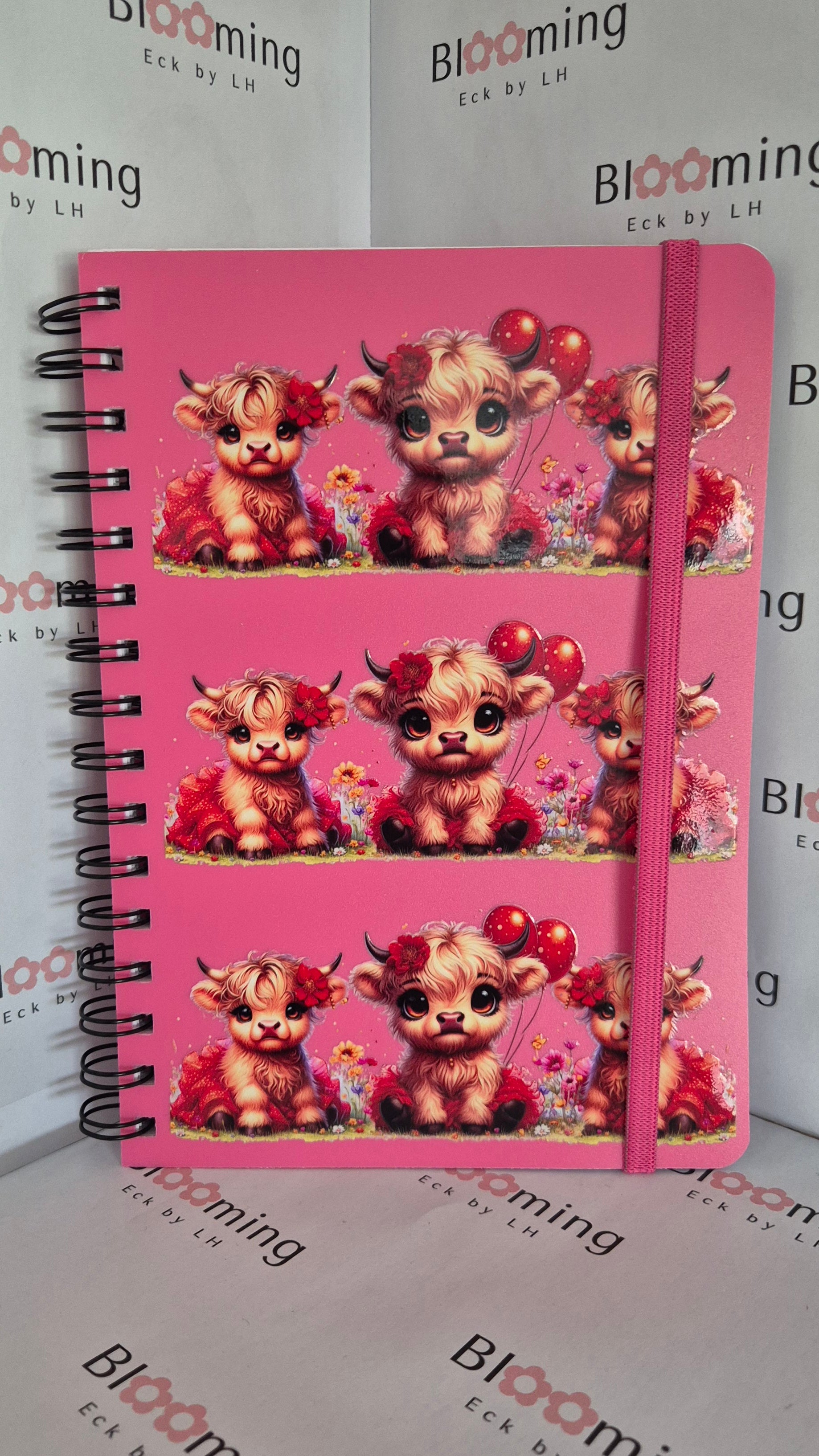 Highland Cow Notebook - £5