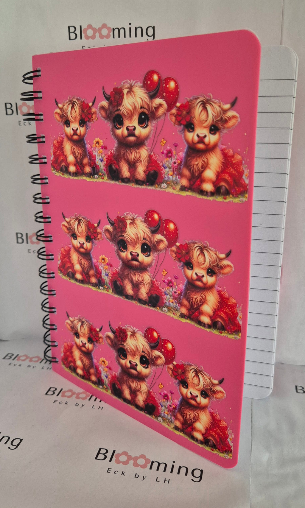 Highland Cow Notebook - £5