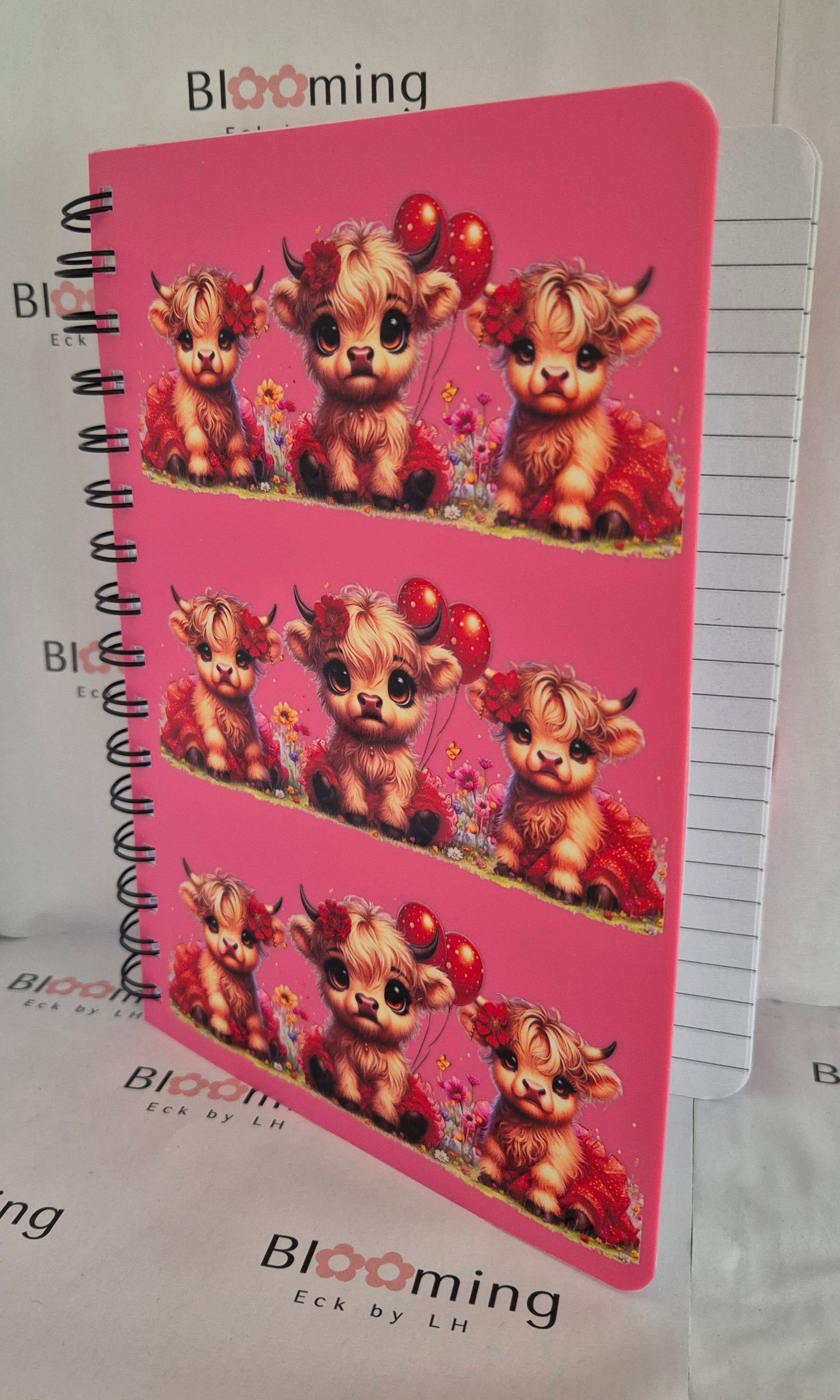 Highland Cow Notebook - £5